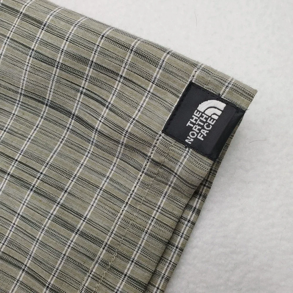 North Face Shirt Mens‎ Large Gray Striped Button Up Outdoor Casual Streetwear